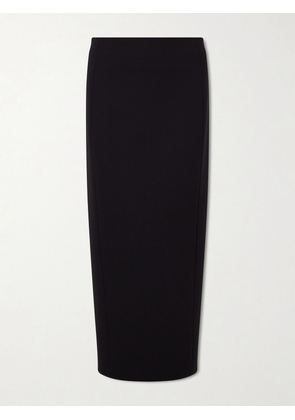 KHAITE - Lyle Crepe Midi Skirt - Black - US0,US2,US4,US6,US8,US10,US12