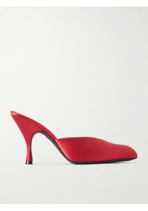 Herbert Levine - Sitting Pretty 100 Satin Mules - Red - IT36,IT36.5,IT37,IT37.5,IT38,IT38.5,IT39,IT39.5,IT40,IT40.5,IT41,IT41.5,IT42
