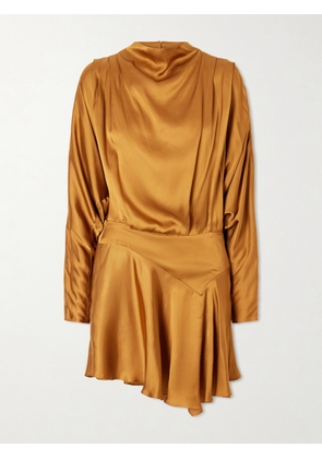 Isabel Marant - Neline Satin Mini Dress - Brown - FR 34,FR 36,FR 38,FR 40,FR 42