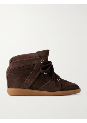 Isabel Marant - Bobby Suede Wedge Sneakers - Brown - FR36,FR37,FR38,FR39,FR40,FR41