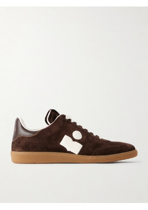 Isabel Marant - Bryce Leather-trimmed Suede Sneakers - Brown - FR36,FR37,FR38,FR39,FR40,FR41