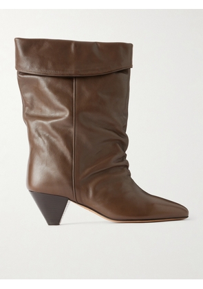Isabel Marant - Dalby Leather Ankle Boots - Brown - FR36,FR37,FR38,FR39,FR40,FR41