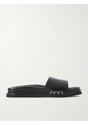 JW Anderson - Fussbett Leather Slides - Black - IT36,IT37,IT38,IT39,IT40,IT41,IT42