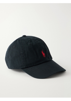 Polo Ralph Lauren - Embroidered Cotton Twill Cap - Black - One size
