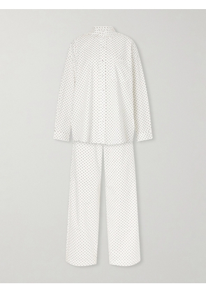 SKIMS - Polka-dot Cotton-blend Poplin Pajama Set - Blue - XXS,XS,S,M,L,XL,2XL,4XL