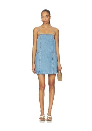 ROLLA'S Deco Denim Cami Dress in Denim-Medium. Size S. Also in XS, M.