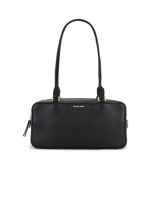 Veronica Beard Boxy Shoulder Bag in Black.