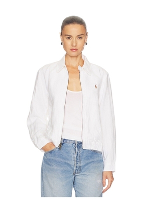 Polo Ralph Lauren Linen Windbreaker in White. Size XS. Also in S, M.