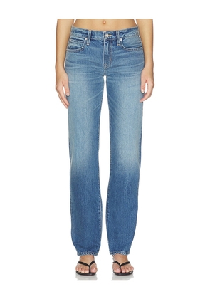 SLVRLAKE Ellie Straight Leg Jeans in Blue. Size 23. Also in 24, 25, 26, 27, 28, 29, 30, 31, 32.