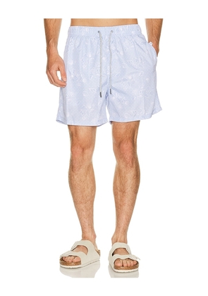 Vintage Summer Ponji Swim Volleys in Blue. Size L. Also in S, M, XL/1X, XXL/2X.