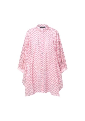 Blurry Monogram Batwing Dress