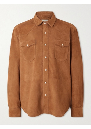 Officine Générale - Mashall Suede Jacket - Men - Brown - XS