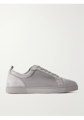 Christian Louboutin - Louis Junior Suede Sneakers - Men - Gray - EU 40
