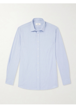 Lardini - Cotton Shirt - Men - Blue - EU 38