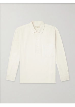 Officine Générale - Jordy Cotton-Twill Polo Shirt - Men - Neutrals - XS