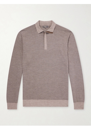 N.PEAL - Cashmere and Silk-Blend Shirt - Men - Brown - S