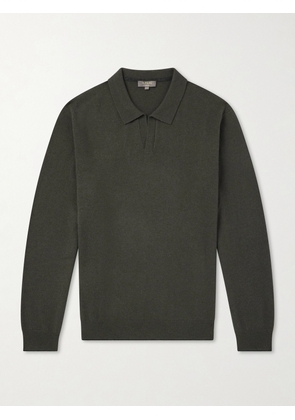 N.PEAL - Sloane Organic Cashmere Polo Shirt - Men - Brown - S