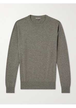 N.PEAL - Oxford Cashmere Sweater - Men - Brown - S