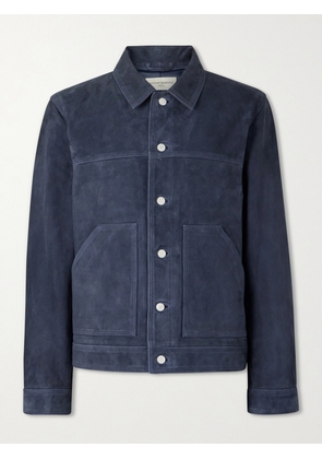Officine Générale - Loki Suede Jacket - Men - Blue - XS