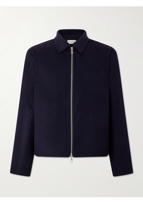 Officine Générale - Mazir Wool Bomber Jacket - Men - Blue - S