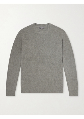N.PEAL - Raglan Organic Cashmere Knitwear Sweatshirt - Men - Green - S