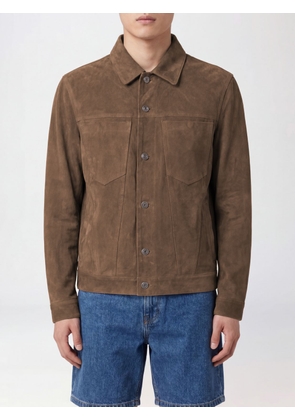 GIORGIO BRATO Lambskin Leather Shirt Jacket