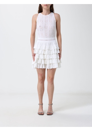 ANTONINO VALENTI Victoria Openwork Knit Halterneck Mini Dress