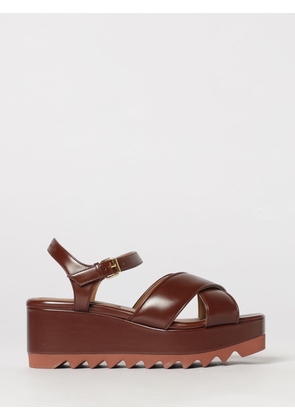 STELLA MCCARTNEY Heeled Sandal Woman color Brown