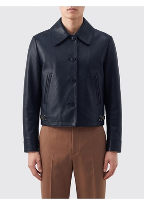GUCCI Jacket Men color Blue