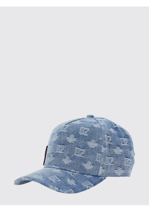 DSQUARED2 Hat Men color Gnawed Blue