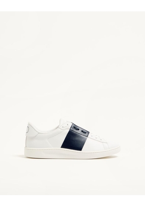 Valentino Garavani Open Royco trainer in nappa calfskin Man WHITE/BLUE 39
