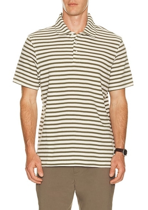 Barbour Farlam Striped Tailored Polo in Whisper White - White. Size L (also in S, M, XL/1X).
