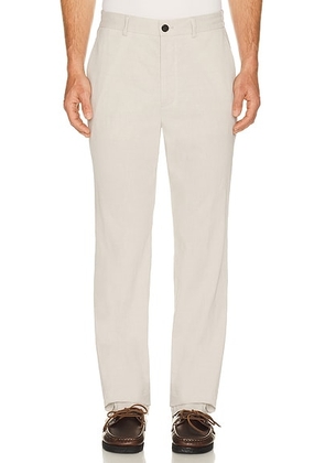 Theory Standard Pant in Good Linen in Silver Cloud - Grey. Size 32 (also in 28, 30, 34, 36).