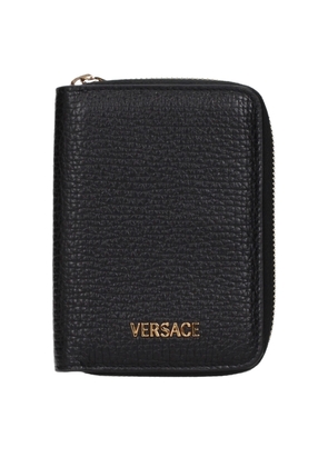 Versace Black Leather Wallet