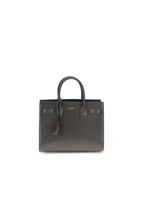 Saint Laurent Gray Calf Leather Bos Taurus Handbag