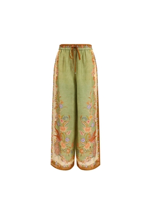 Zimmermann Multicolor Silk Casual Pants - 1