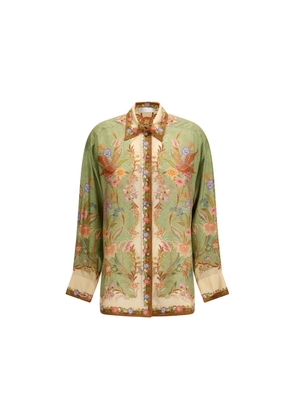 Zimmermann Multicolor Silk Shirt - 0/XS