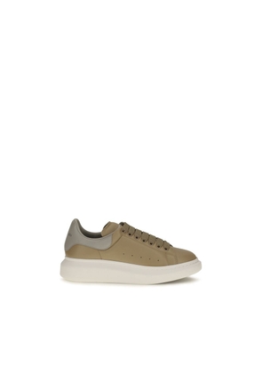 Alexander McQueen Beige Calf Leather Bos Taurus Platform Sneakers - EU39/US6