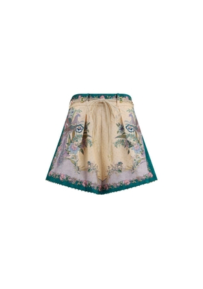 Zimmermann Multicolor Linen Bermuda Shorts - 0/XS