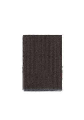 Brunello Cucinelli Brown Cashmere Scarf