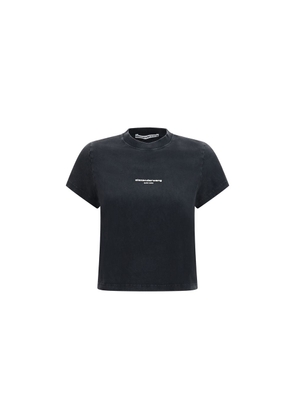 Alexander Wang Gray Cotton T-Shirt - M