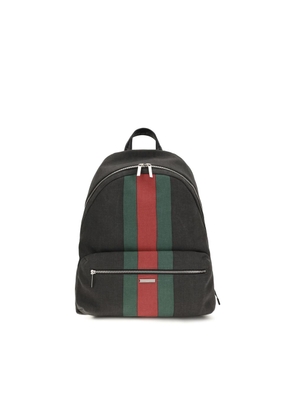Gucci Black Fabric Backpack