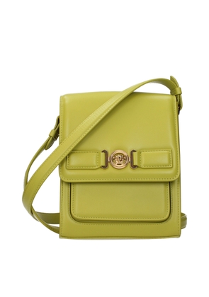 Versace Green Leather Crossbody Bag