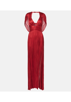 Maria Lucia Hohan Laurel caped silk gown