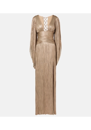 Maria Lucia Hohan Alana pleated silk tulle gown