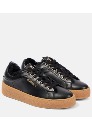 Bogner Lucerne shearling-lined leather sneakers