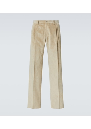 Canali Cotton corduroy straight pants