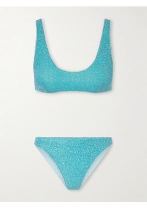 Oséree - Lumière Metallic Bikini - Blue - small,medium,large,x large