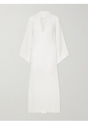 Lisa Marie Fernandez - Linen-blend Coverup - White - 1,2,3,4