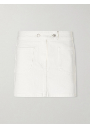 COURREGES - Denim Mini Skirt - White - FR 34,FR 36,FR 38,FR 40,FR 42,FR 44